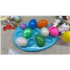 Image 10 : Easter Bunny Cream and Sugar Set, Ceramic Decorative Collection with Plate, Eggs, and More