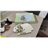 Image 6 : Easter Bunny Cream and Sugar Set, Ceramic Decorative Collection with Plate, Eggs, and More