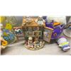 Image 9 : Easter Bunny Cream and Sugar Set, Ceramic Decorative Collection with Plate, Eggs, and More