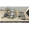 Image 1 : Aluminum Colanders, Kitchen Knives, Scoop, Strainer, Rolling Pin, Juicer, Coffee Pot and More