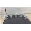 Image 2 : Assortment of Cut Glass Bowls, Dishes, Trays, and Stemmed Grape Pattern Sherbet Dessert Glasses