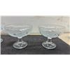 Image 3 : Assortment of Cut Glass Bowls, Dishes, Trays, and Stemmed Grape Pattern Sherbet Dessert Glasses
