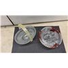 Image 5 : Assortment of Cut Glass Bowls, Dishes, Trays, and Stemmed Grape Pattern Sherbet Dessert Glasses