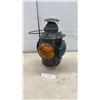 Image 1 : Antique CNR Canadian National Railway Signal Lantern by Piper of Montreal, Amber and Blue Lenses