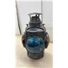 Image 6 : Antique CNR Canadian National Railway Signal Lantern by Piper of Montreal, Amber and Blue Lenses