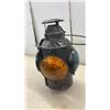 Image 7 : Antique CNR Canadian National Railway Signal Lantern by Piper of Montreal, Amber and Blue Lenses