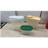 Image 7 : 3-Drawer Rollable Storage System 16 1/2 x 13 1/4 x 26 1/2", Plastic Cutlery, Tupperware Style