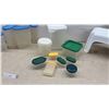 Image 4 : Rubbermaid Roughneck Canister Model 2875, 8-Gallon, Plastic Storage Containers, Tupperware Style