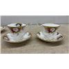 Image 7 : Royal Albert Bone China "Celebration" Pattern Dinnerware, Plates, Saucers, Tea Cups