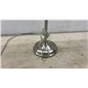 Image 9 : 4 Accent Table Lamps: Rose Accent, No Shades & Chrome Lamp with Green Shade 20" H