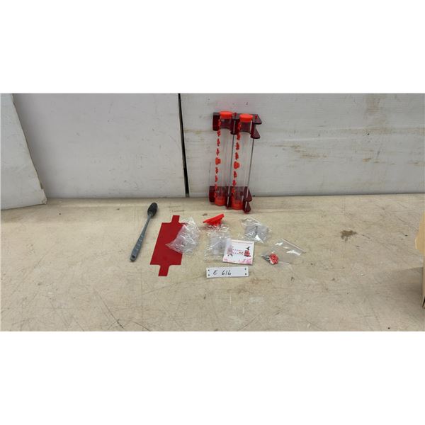 New Dual-Tube Hummingbird Feeder With Cleaning Brush, Funnel, and Mounting Hardware