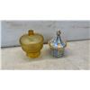 Image 11 : Clear Iridescent Carnival Style Bowl, Coloured Art Glass, Covered Candy Dishes & More
