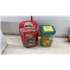 Image 4 : Ceramic Clown and Wabasso Bunny Banks, Assorted Tins, Plush Monkey and Bear, and More