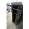 Image 7 : Homak Metal Black Textured 5-Gun Security Cabinet with Two Key Locks and Interior Shelf