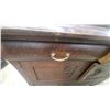 Image 7 : Antique Late Victorian Quartersawn Oak Sideboard with Carved Shell and Foliate Backboard