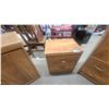Image 6 : Modern Oak Style 3pc Bedroom Set Dresser 45 x 35 x 16" Nite Stand 21 x 16 x 20" Dresser