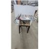 Image 1 : Durex Lux 10" Table Saw with Extension Wings on Metal Stand