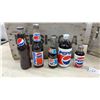 Image 2 : Vintage Pepsi-Cola Wooden Crates Including Fountain Syrup Crate and Assorted Pepsi Bottles