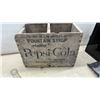 Image 5 : Vintage Pepsi-Cola Wooden Crates Including Fountain Syrup Crate and Assorted Pepsi Bottles