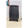 Image 2 : Samsonite Evolve SE Red and Black Rolling Duffel Bag with Compression Straps