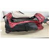Image 4 : Samsonite Evolve SE Red and Black Rolling Duffel Bag with Compression Straps