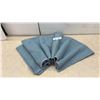 Image 1 : VIA Rail Canada Pure New Wool Passenger Blanket, Light Blue/Grey, Shrink-Resist Treated