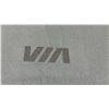 Image 2 : VIA Rail Canada Pure New Wool Passenger Blanket, Light Blue/Grey, Shrink-Resist Treated