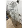 Image 2 : Freestanding Collapsible Metal Wire Wine Rack, Multi-Bottle Horizontal Storage 50 x 19 x 24