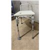 Image 3 : HomeEquip GF 504 Adjustable Shower Transfer Bench with Support Handle and Drainage Holes