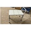 Image 5 : HomeEquip GF 504 Adjustable Shower Transfer Bench with Support Handle and Drainage Holes