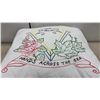 Image 5 : Vintage Decorative Textiles Including "Hands Across the Sea & Mother Poem Pillow Slip Cover