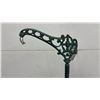 Image 5 : Antique Cast Iron Ornate Scrollwork Plant, Lantern, or Bird Feeder Stand With Decorative Base