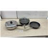 Image 1 : Magnalite Professional 18/8 Stainless Steel Sauté Pan, Carbide Frying Pan and Proctor Sauté Pan