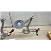 Image 3 : Pair of IKEA Forså Adjustable Arm Work Desk Lamps in Nickel-Plated Brushed Steel Finish