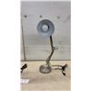 Image 4 : Pair of IKEA Forså Adjustable Arm Work Desk Lamps in Nickel-Plated Brushed Steel Finish