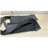 Image 4 : HJC Apparel Black Leather Motorcycle Chaps, Size Small, Buckle and Lace Waist