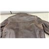 Image 7 : Screaming Eagle Cuir Leather Ladies Distressed Brown Motorcycle Jacket, Size Medium