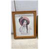 Image 2 : Set of 3 Framed Prints Including Ladies' Home Journal May 1909, Children Playing and Petit Point
