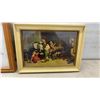Image 4 : Set of 3 Framed Prints Including Ladies' Home Journal May 1909, Children Playing and Petit Point