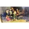 Image 6 : Set of 3 Framed Prints Including Ladies' Home Journal May 1909, Children Playing and Petit Point