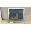 Image 1 : Alice Stevens Oil Painting, Knox-Zion Presbyterian Church in Carberry, Manitoba, Silver Frame