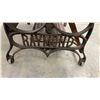 Image 13 : Antique Raymond Treadle Sewing Machine Cabinet With Carved Oak and Cast Iron Base