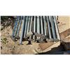 Image 4 : Pallet Lot: 20 Load Restraint Cargo Bars with Adjustable Lever-Lock and Rubber Padded Ends