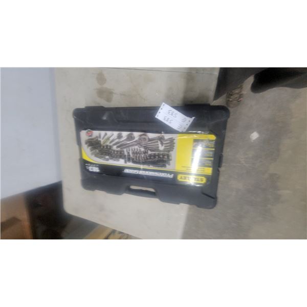 Stanley Professional Grade 183-Piece Black Chrome Socket Set, Model STMT71982, 1/4", 3/8"