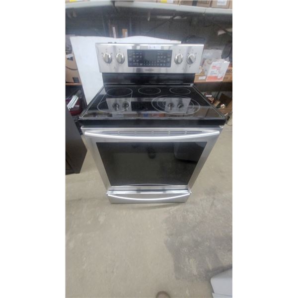 Samsung Stainless Steel Freestanding Electric Range with 5-Element Smoothtop and Warming Center