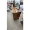 Image 4 : French Provincial Nine-Drawer Triple Dresser with Matching Ornate Mirror, Light Brown Wood