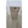 Image 1 : Two-Tier Lockable Metal Storage Cabinet with Hinged Lid and Lower Door 29 x 13 x 10"