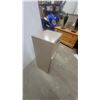 Image 2 : Two-Tier Lockable Metal Storage Cabinet with Hinged Lid and Lower Door 29 x 13 x 10"