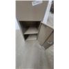 Image 4 : Two-Tier Lockable Metal Storage Cabinet with Hinged Lid and Lower Door 29 x 13 x 10"