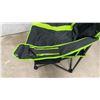 Image 2 : Two Heavy Duty Uline Folding Camping Chairs with Cup Holder, Zippered Pocket, and Carrying Bags